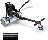 VEVOR Hoverboard Seat Attachment Kit - Adjustable Go-Kart Frame, 220 lbs Capacity, Fits 6.5-10 Inch Hoverboards for Kids & Adults