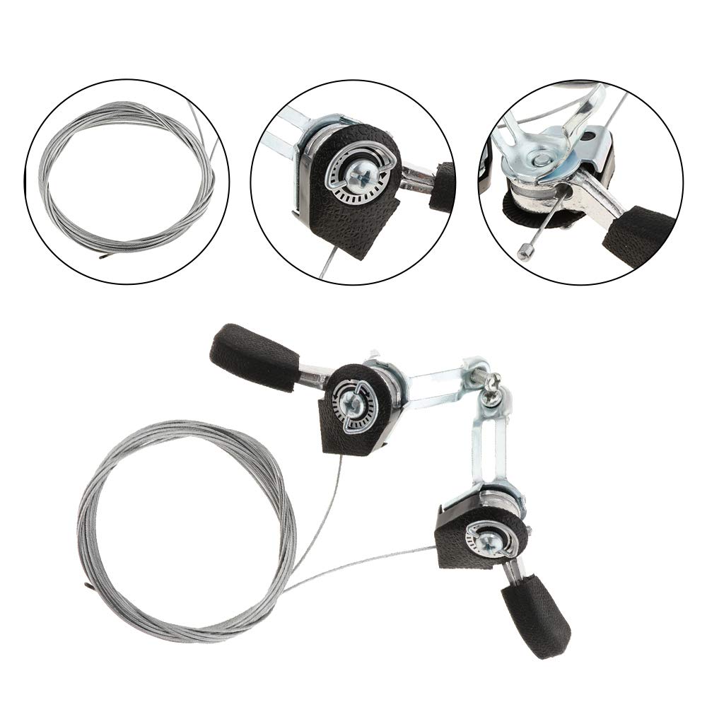 B Baosity 2 Pairs Bike Bicycle Thumb er Levers Replacement 3 x 5/6/7 Speeds