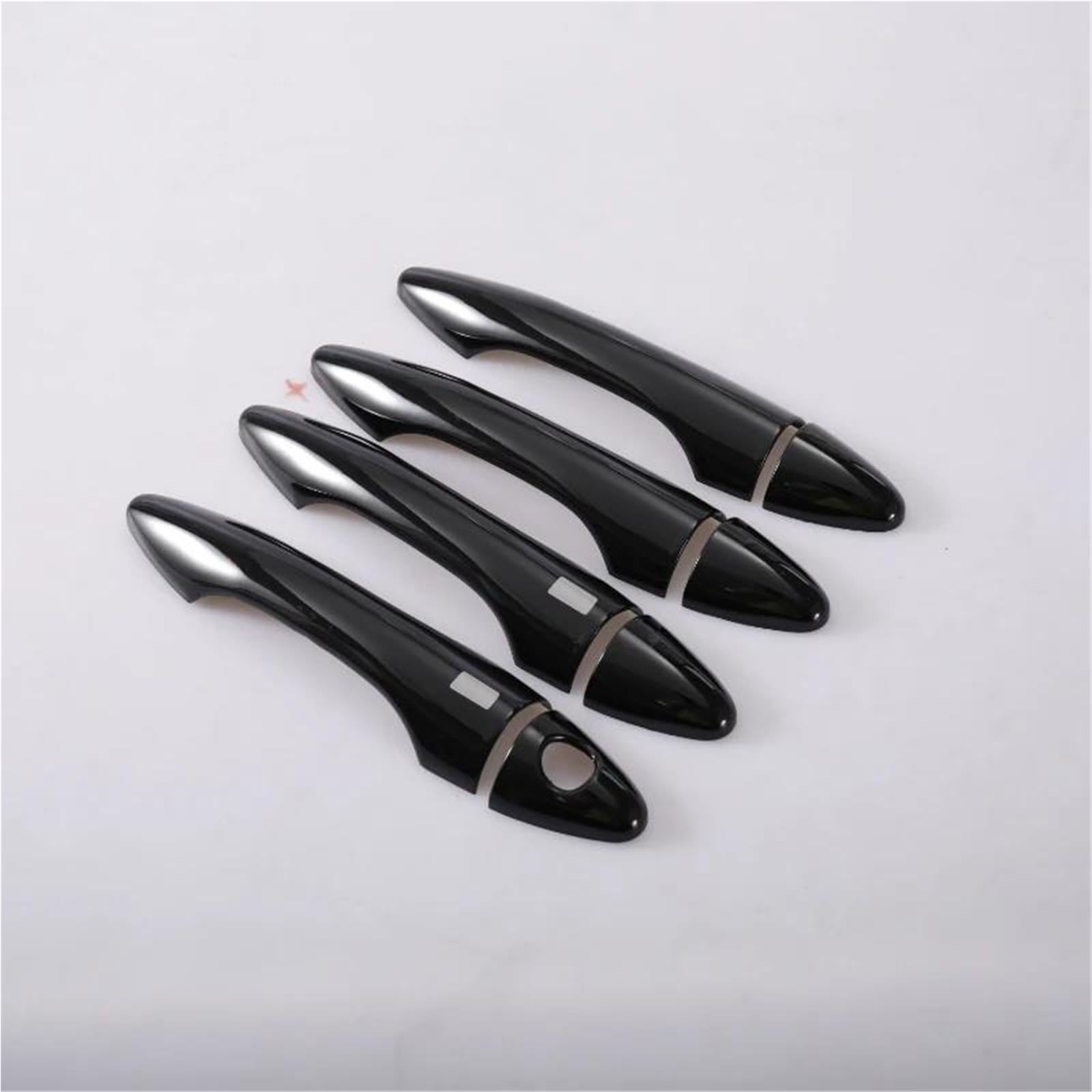 ZAPORA for Hyundai for Tucson for IX35 2009-2014 Chrome Car Door Handle Cover Bowl Sticker Styling Auto Accessories(Style 5)