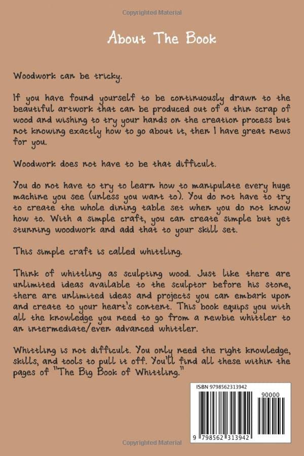 Miniatura 2 de Whittling for Beginners 20 Easy and Fun Whittling Project Ideas and Design Patterns You Can Carve from Wood With Step by Step Wood Carving