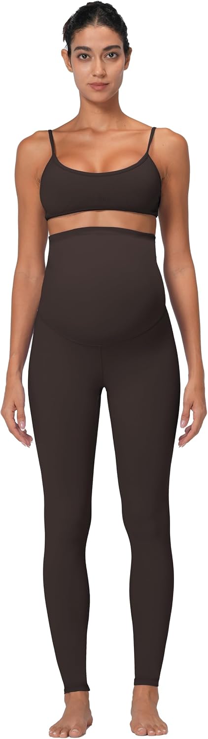 Sunzel Sunzfly Maternity Leggings for Women Over The Belly Buttery Soft Pregnancy Yoga Pants for Spring Summer Workout Lounge