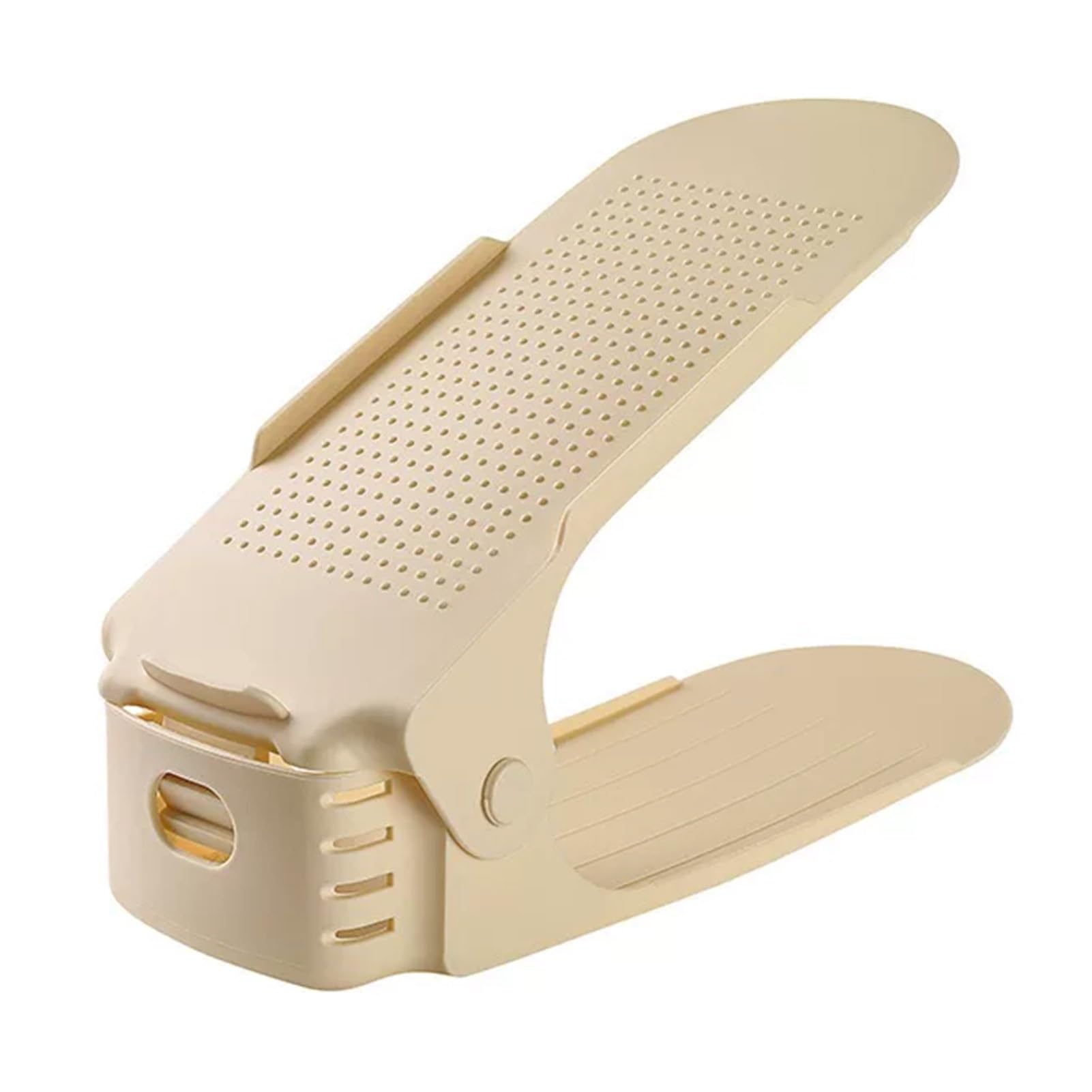 Einstellbare Schuhregale Schuhstapler, einfach zu montieren, für die Organisation im Schrank(Yellow,10pcs)