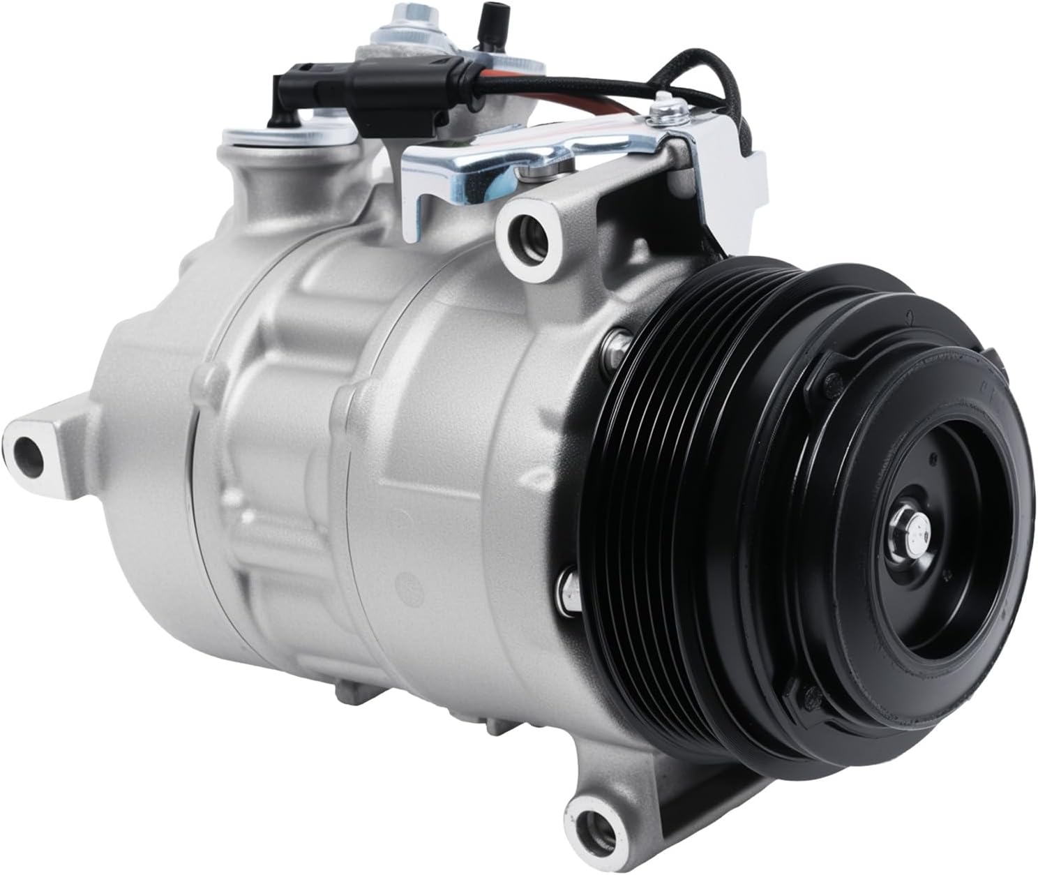A/C Compressor with Clutch Fit for C250 C300 C350e C63 AMG C43 AMG, E200 E250 E300 E350 E400 E450, GLC250 GLC300, SLK300 SLC300, Metris, OE Replace 168324