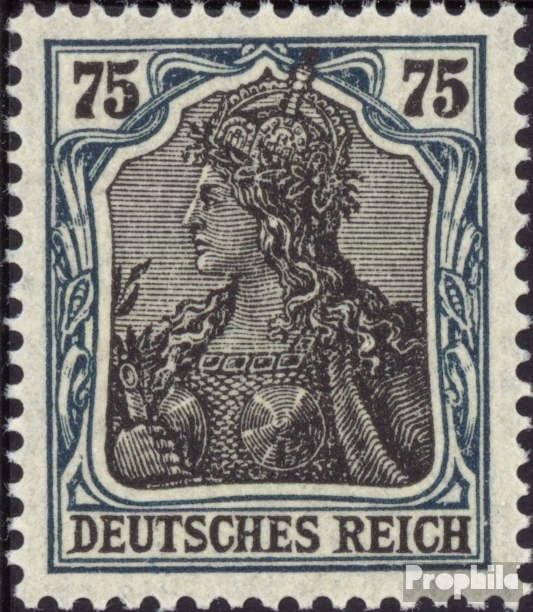 German Empire 104a Tested unmounted Mint/Never hinged ** MNH 1918 Germania (Stamps for Collectors)