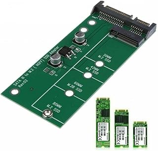 Multibao M2 SATA to 22-Pin SATA III Adapter for SATA-Based NGFF M.2 Key B/B + M 2280 2260 2242 2230mm M.2 Super Speed 6Gbps SSD to SATA Card Converter