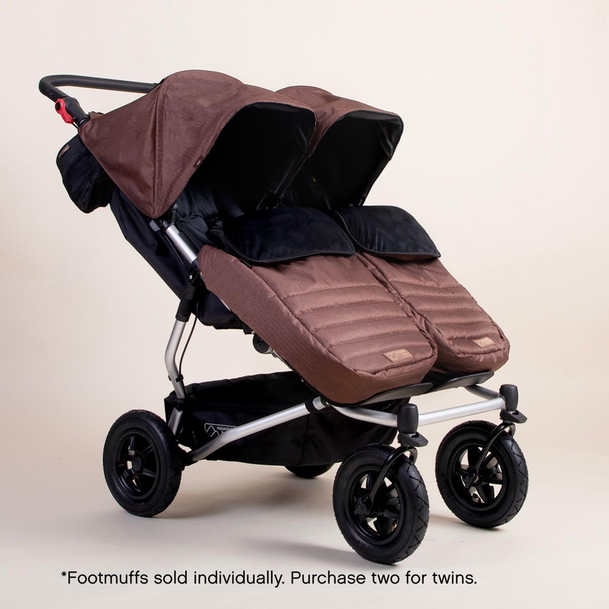 Fußsack für Mountain Buggy heritage V4 Urban Jungle Terrain Duet + Swift - Farbe: mustang
