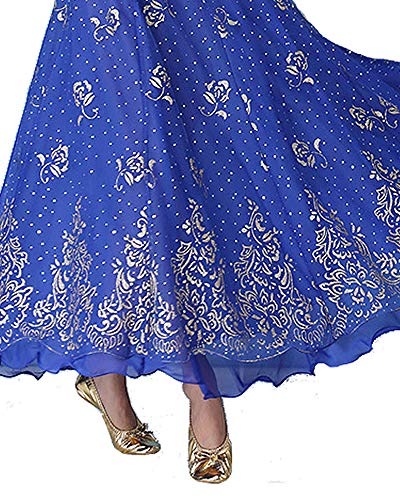 Grouptap Bollywood Blu Indiano Donna Elegante