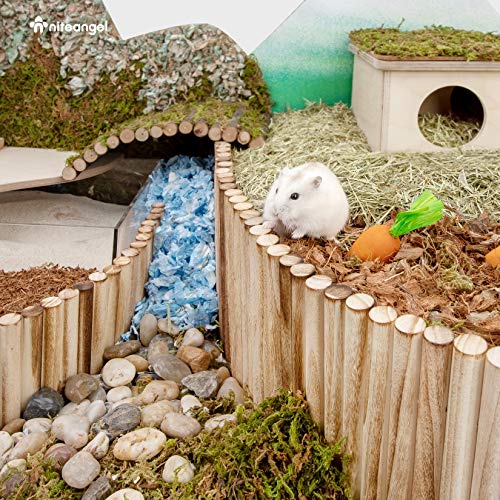 Niteangel Small Animal Climbing Toys - Suspension Bridge Ladder For Hamsters Gerbils Mice Rats Guinea Pigs Or Other Small Pets (23.6'' X 7.8'') #TOP2