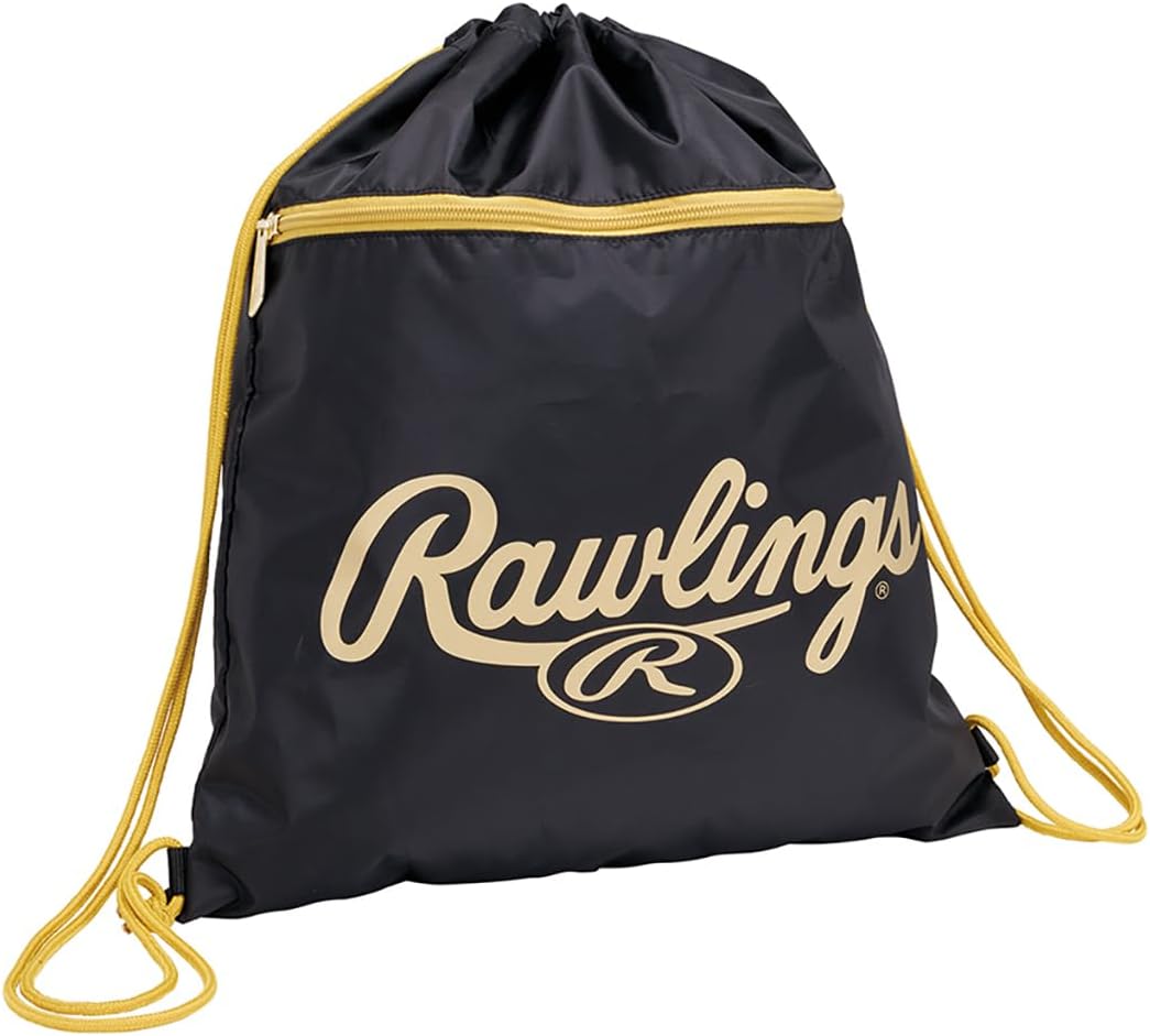 Rawlings EBP15S10 Baseball Laundry Nap, Black/Gold, W 16.9 x H 19.7 inches (43 x 50 cm)