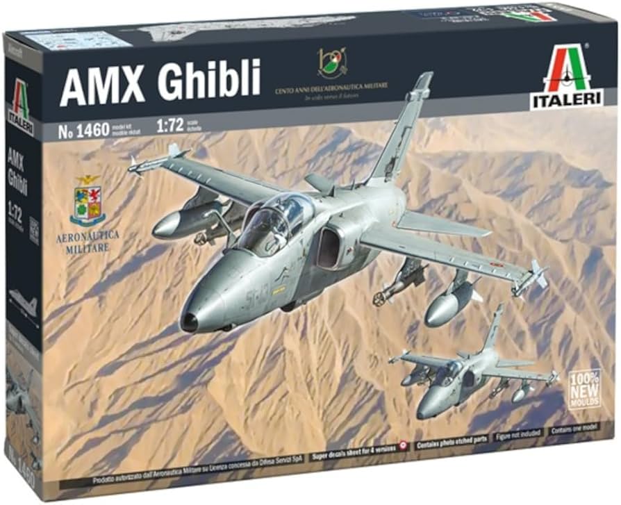 Amazon | プラッツ 1/72 イタリア AMX ギブリ 攻撃機 プラモデル