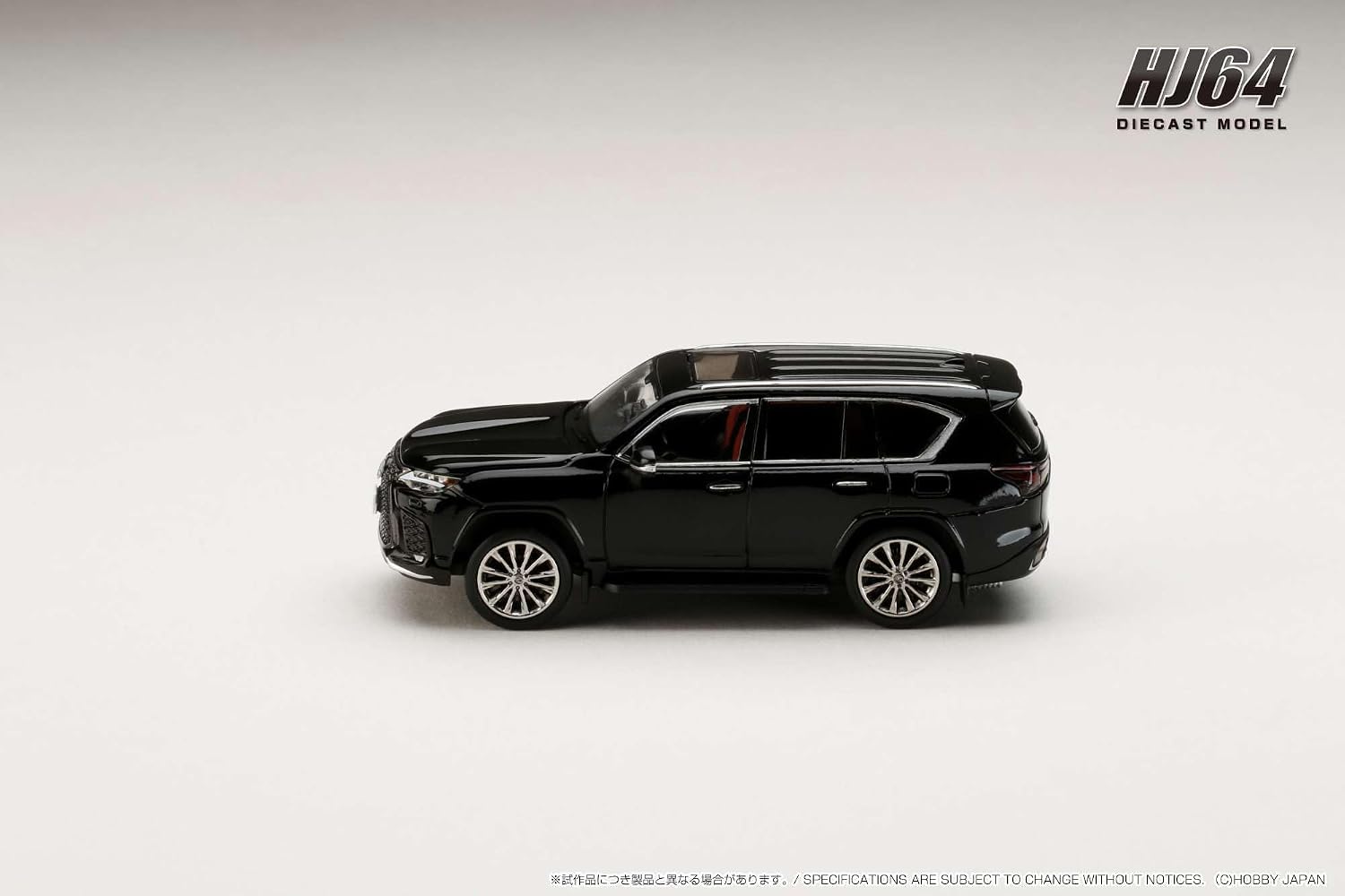 1/64 LEXUS LX600 F Sport Black