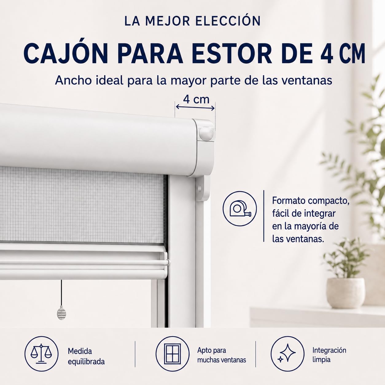 LEIVESTE - Mosquitera enrollable reducible para ventanas, montaje fácil y rápido, red de fibra de vidrio, estructura de aluminio, varios tamaños y colores, color marrón, 140 x 160 cm