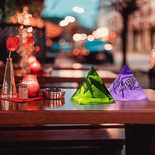 Miniatura 3 de 3 piezas de moldes de resina piramidal de silicona 3D, juego de moldes de pirámide epoxi para moldes de resina epoxi, moldes de resina, moldes de