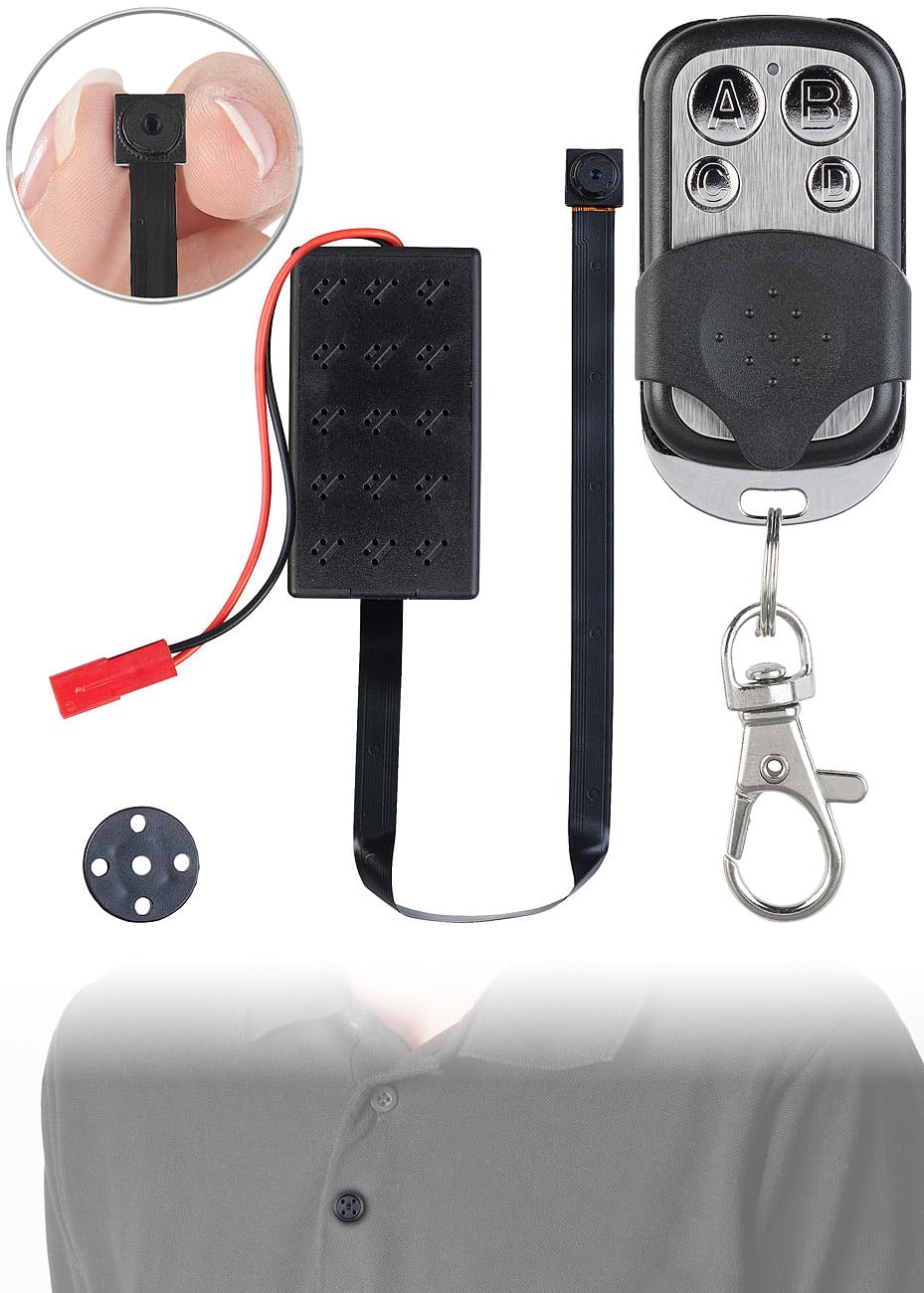 Somikon Micro caméra HD sans Fil DV-281.Mini avec capteur de Mouvement et télécommande