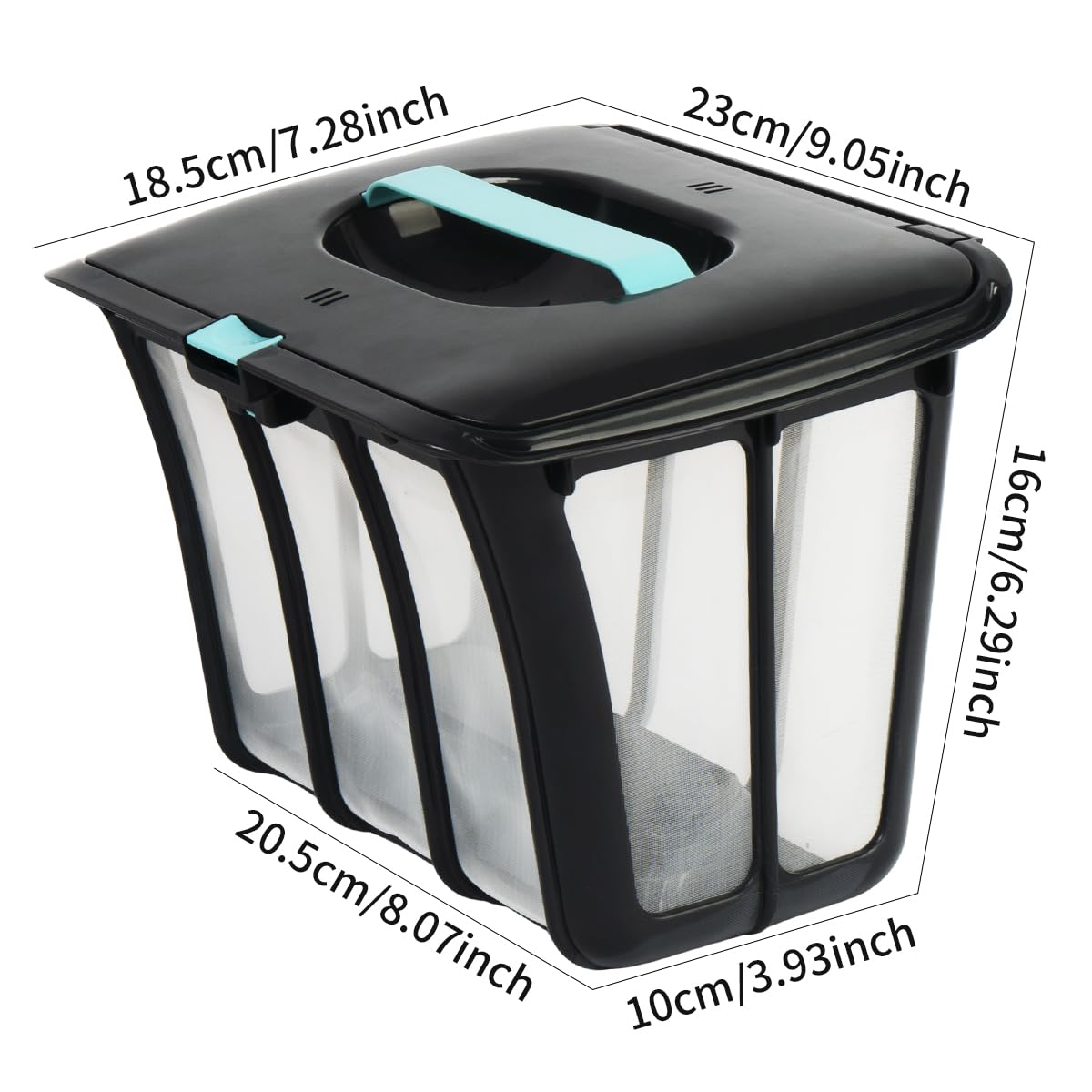 WuYan Cesta de filtro ultrafino de repuesto para Aiper Scuba S1, Scuba S1 2025, robot limpiador de piscinas, marco de cesta de filtro