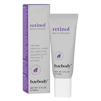 Baebody Made in USA Retinol Cream for Face, 15 ml Travel Size