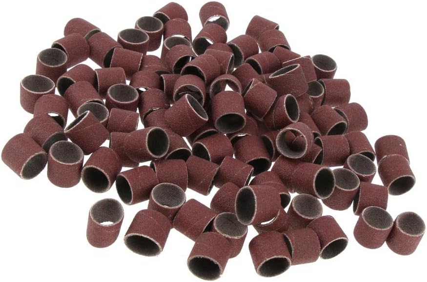 MERISHOPP®100 Pieces Sanding Drums Sanding Bands Sleeves For Rotary Tools 180#|Home & Garden | Tools | Power Tools