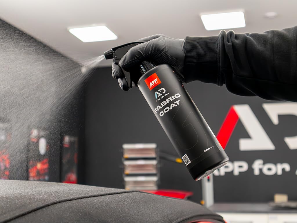 APP for AD Fabric Coat - Imperméabilisant capote cabriolet 500 ml | Imperméabilisant pour textiles et capotes de cabriolet, Fortes propriétés hydrophobes et protection contre les rayons UV.