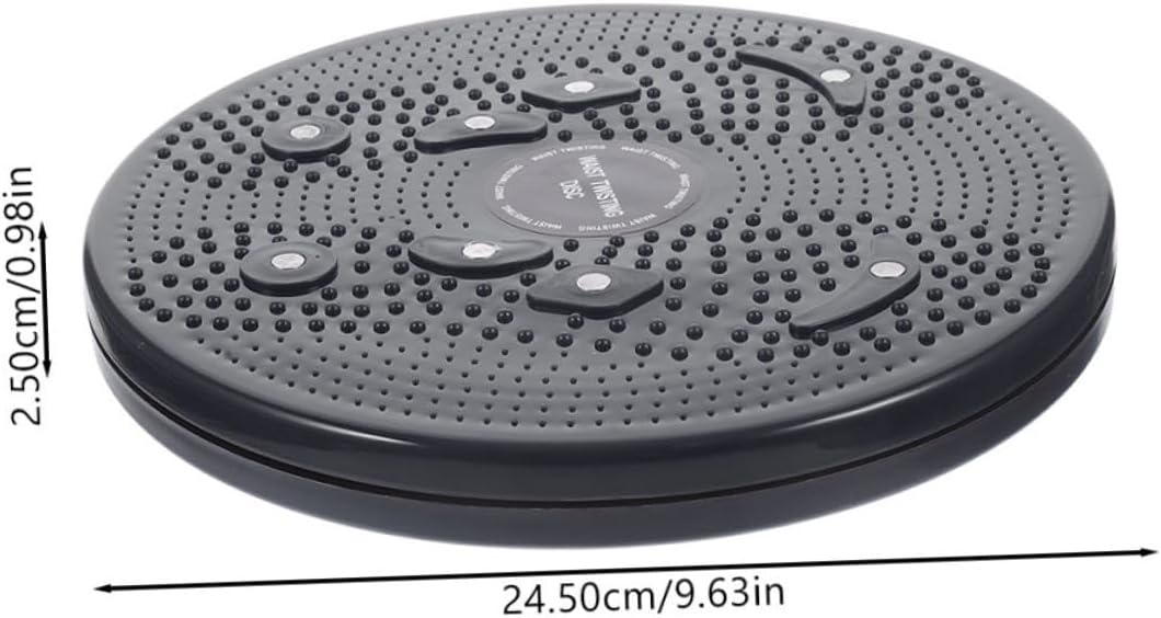 2pcs Compact Waist Twist Disc for Home Workouts Indoor Fitness Twisting Boards for Core Strength Posture Improvement Portable Balance Training Equipment