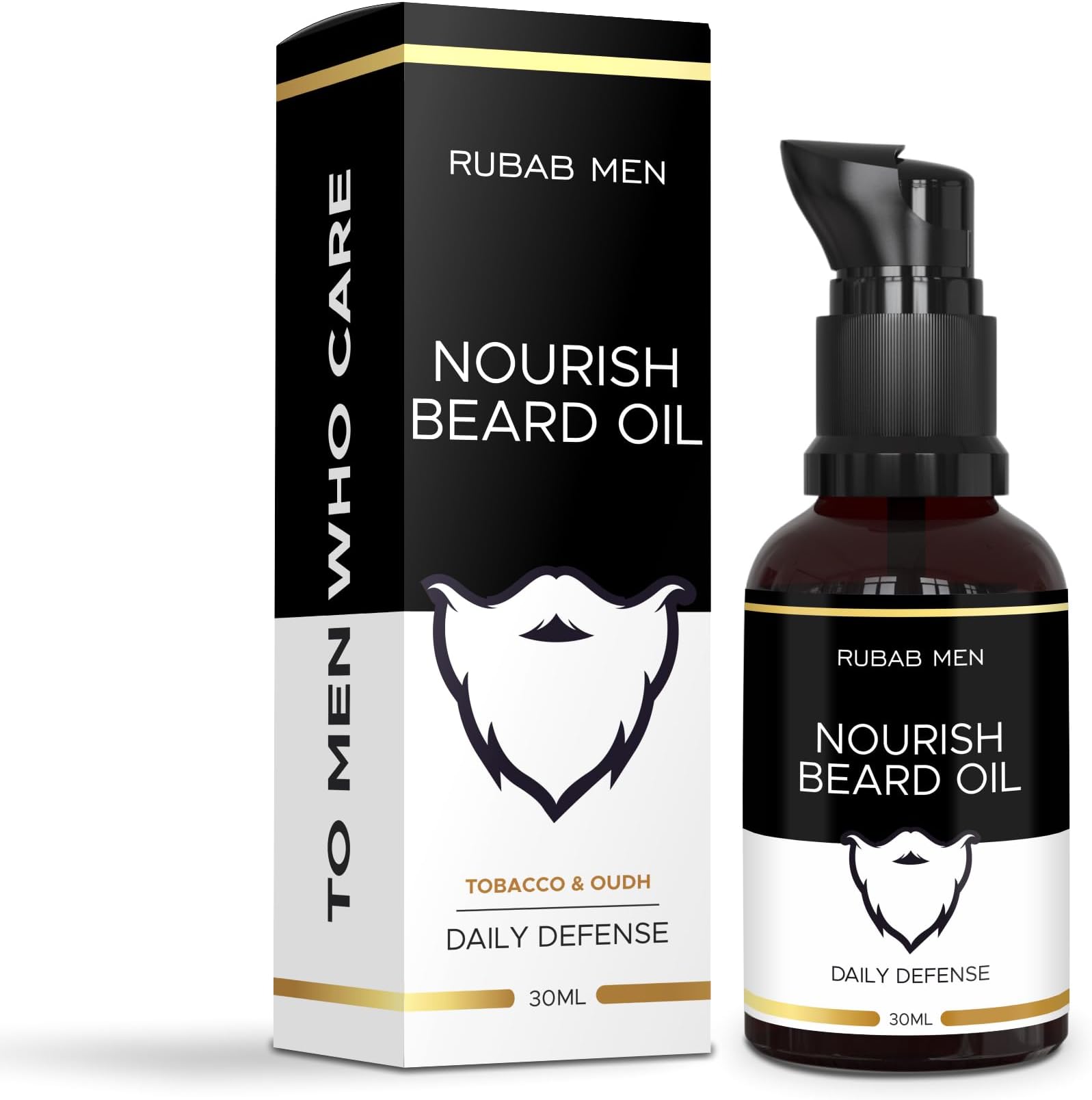 Advance Beard Growth Oil for Men | With Vitamin E Booster & Irrestible Tobacco Oudh Fragrance | Fix Uneven Patchy Beard & Say No To Dry, Rough Beard & Mustache Easily | 30ml