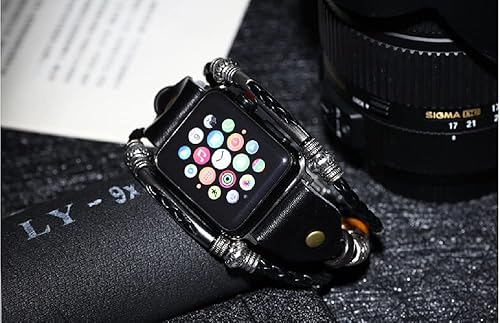 Miniatura 9 de ZZJ Compatible con Apple Watch, correa inteligente para mujer, correa de pulsera clásica, adecuada para iwatch381.575in, serie SE 6, 5, 4, 3, 2, 1,
