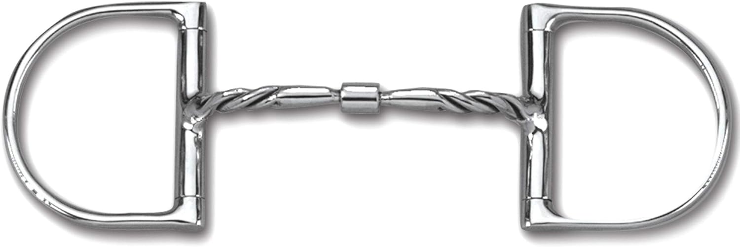 Myler Dee Without Hooks with Stainless Steel Twisted Comfort Snaffle