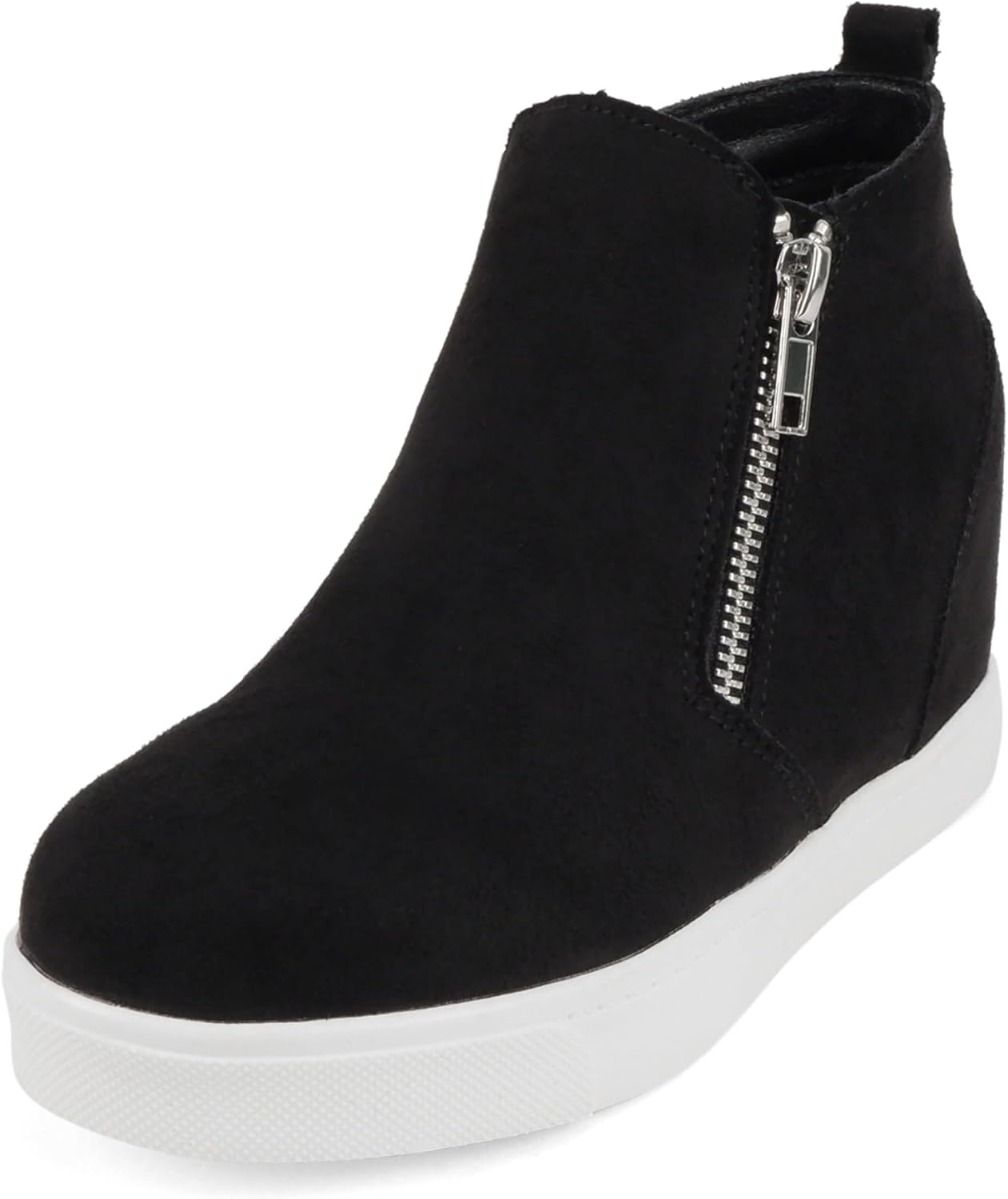 Soda Kids/Children/Girls Taylor-2 Hidden Wedge Booties Fashion Sneaker Shoes Side Zipper