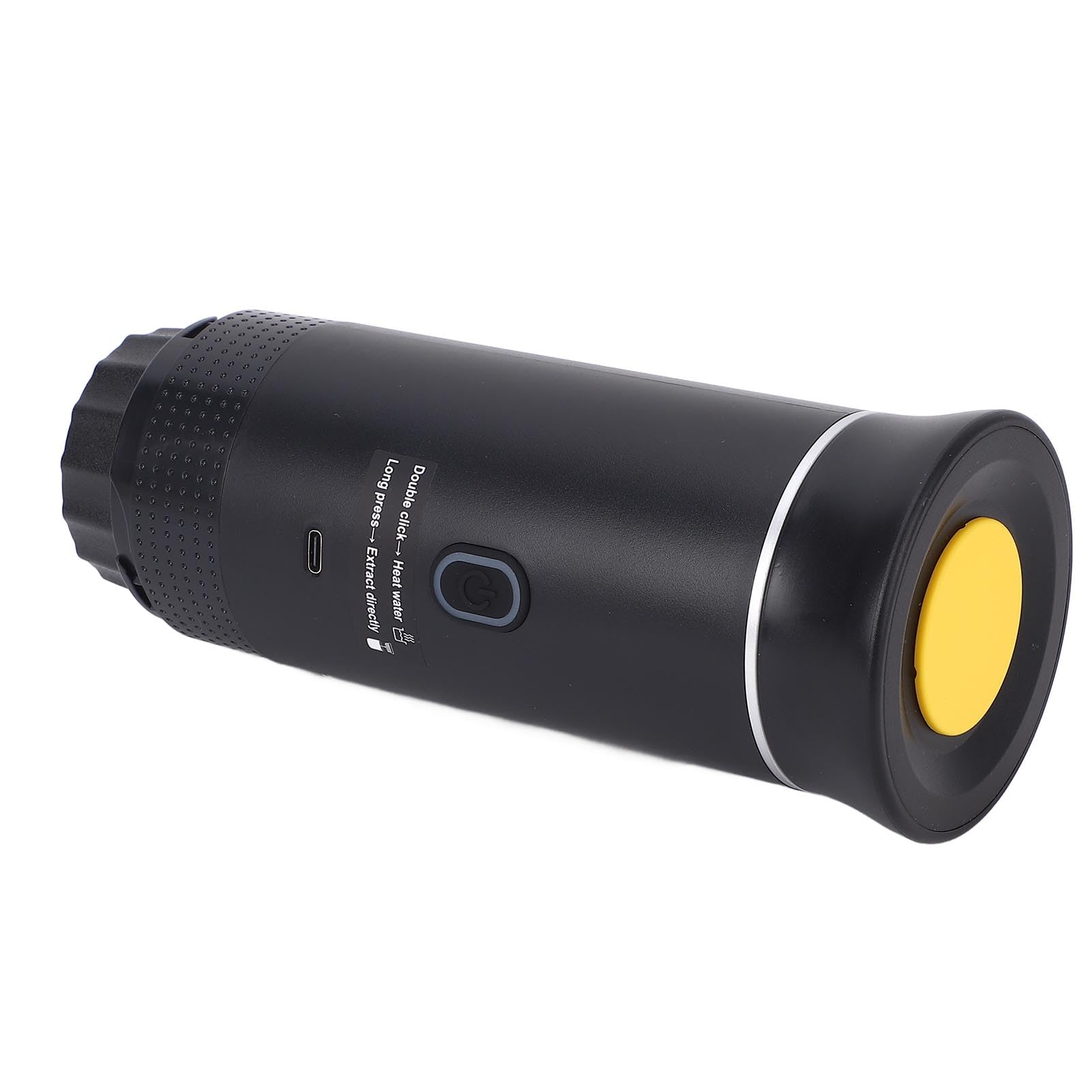 Sxhlseller Macchina da caffè Elettrica Portatile, Mini Caffettiera per Auto con Riscaldamento Senza Fili da 15 Bar, Compatibile con Capsule di caffè e Scatola di Polvere di caffè, Macchina
