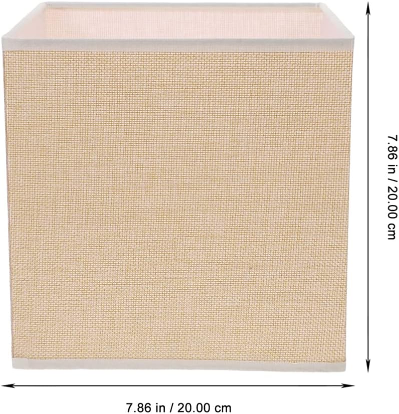 Wear-Resistant Linen Lampshade for Table Floor Lamps Easy to Install Suitable for Home Bedroom and Office Decor Replacement Light Shade for Distinctive Style