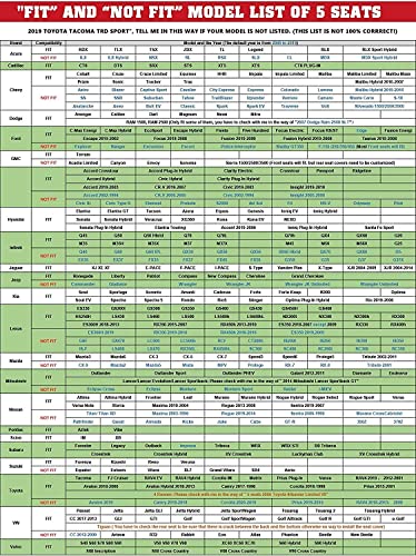 Feelon 2 Pieces Lb Front Car Seat Covers, Waterproof Nappa Leather Front Car Seat Protectors With Headrests, Universal Auto Interior Fit For Sedans Suv Pick-Up Truck, Black #TOP4