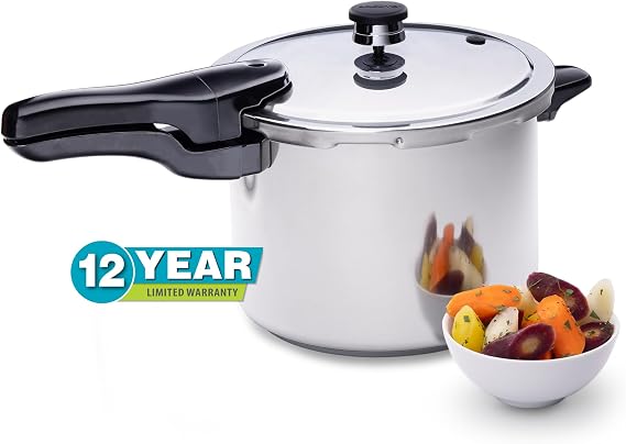 Presto 01362 6-Quart Stainless Steel Pressure Cooker