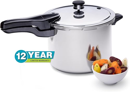 Presto 01362 6-Quart Stainless Steel Pressure Cooker