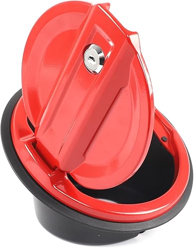 Vista 25 de Tapa del tanque de gasolina con bloqueo de puerta para Hummer H2 2003-2009, accesorios para llenado de combustible, tapa de gasolina, tapa de tapa