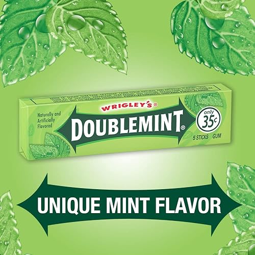 Miniatura 7 de WRIGLEYS DOUBLEMINT Gum paquete de 5 barras 40 unidades