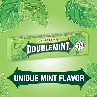 Wrigley's Doublemint Gum 5 Count (Pack of 40)