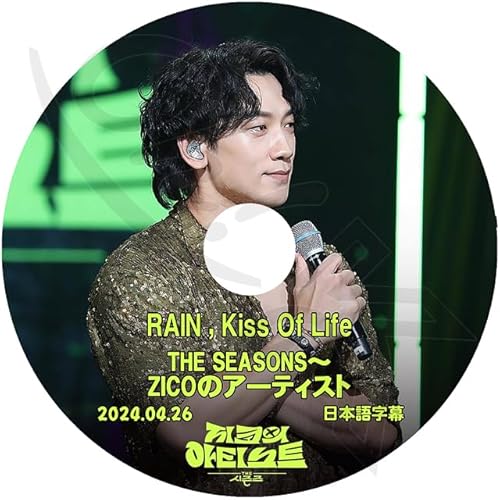 K-POP DVD THE SEASONS ZICÕA[eBXg RAIN & Kiss Of Life 2024.04.26 {ꎚ ؍ԑg KPOP DVD