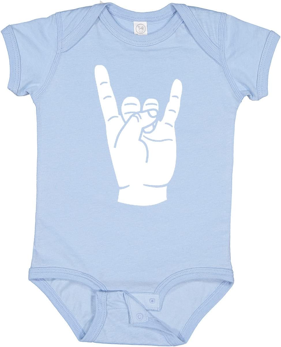 inktastic Rocker Horns Baby Bodysuit