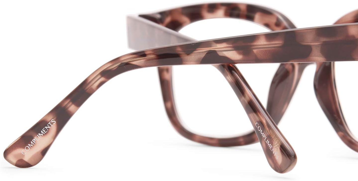 DIFF Ava Reading Glasses | Blue Light Blocking Oversized Readers | Designer Tortoise Frames - Image 5