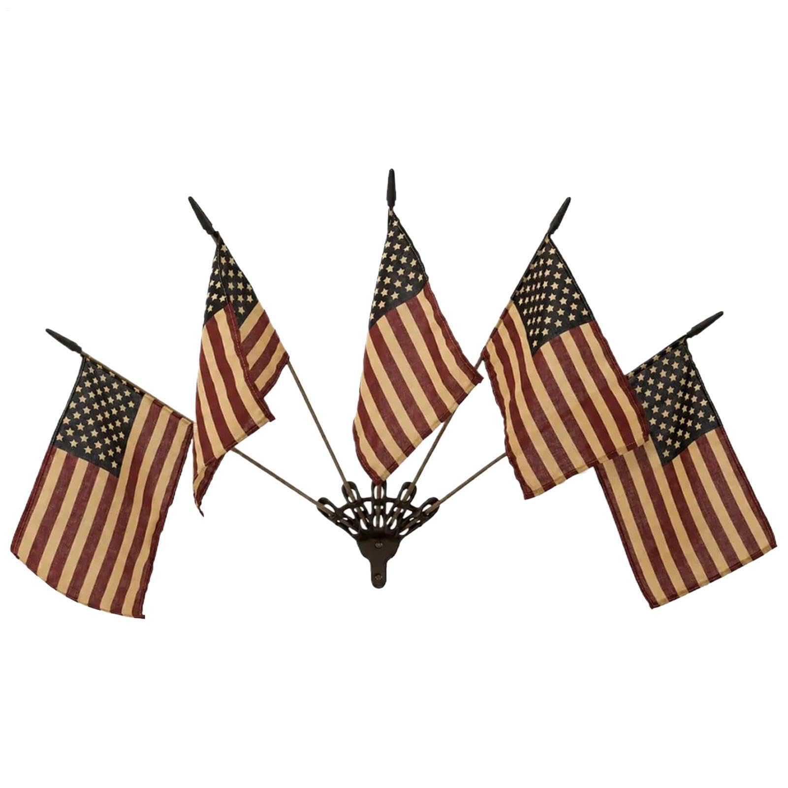 Drapeau américain teinté thé pour transformer vos murs avec un style patriotique
