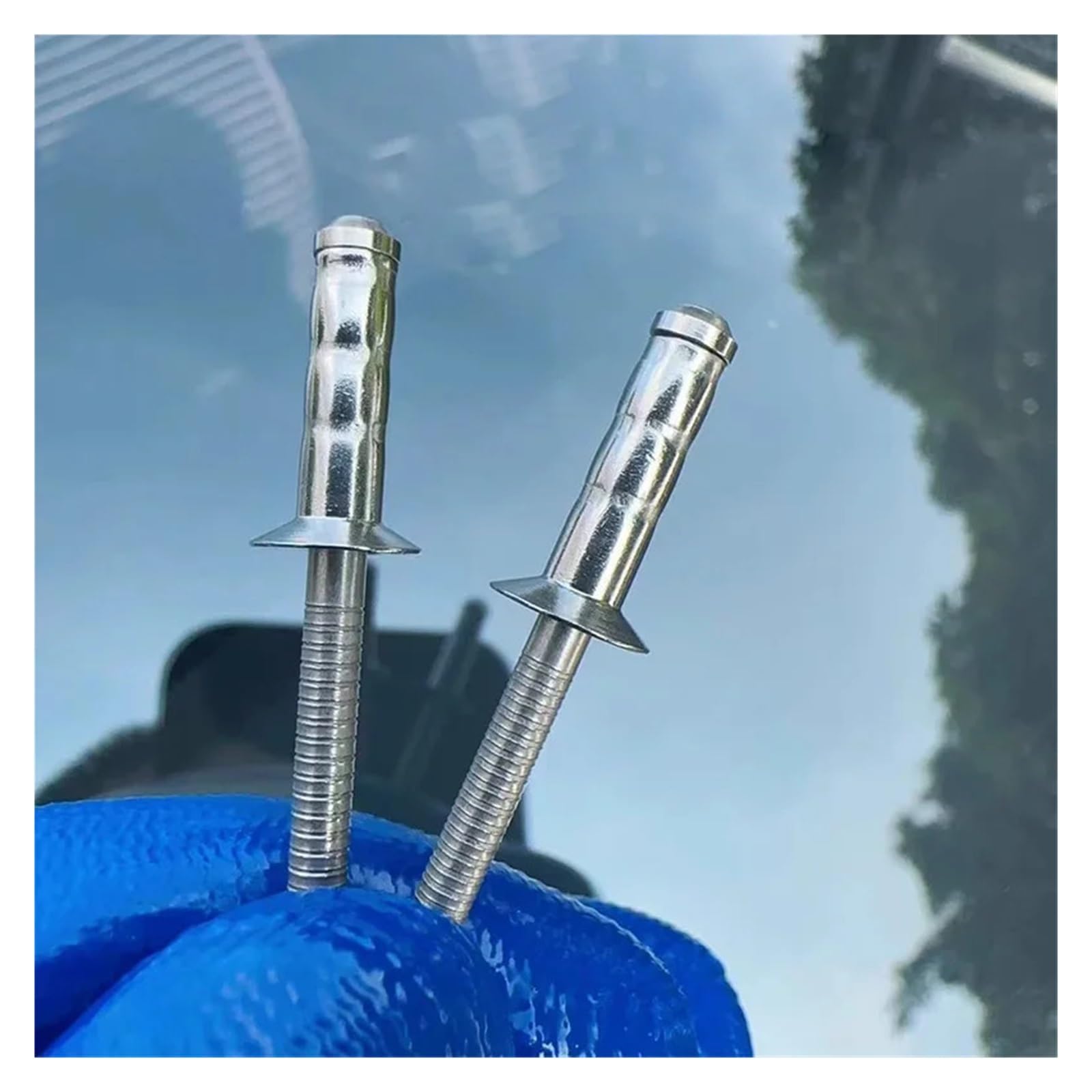 Blindnieten 30/50 Stück Senkkopfnieten, Blindnieten aus Edelstahl 304 mit mehreren Nietreihen(30Pcs,4.8x20 mm)