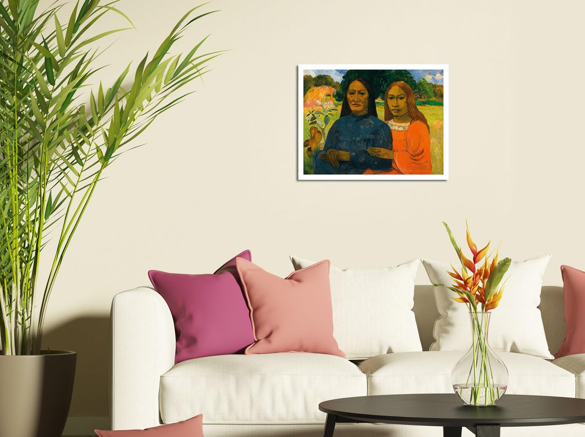 Amazon.com: Two Women - Tahiti - From an Original Color Painting 