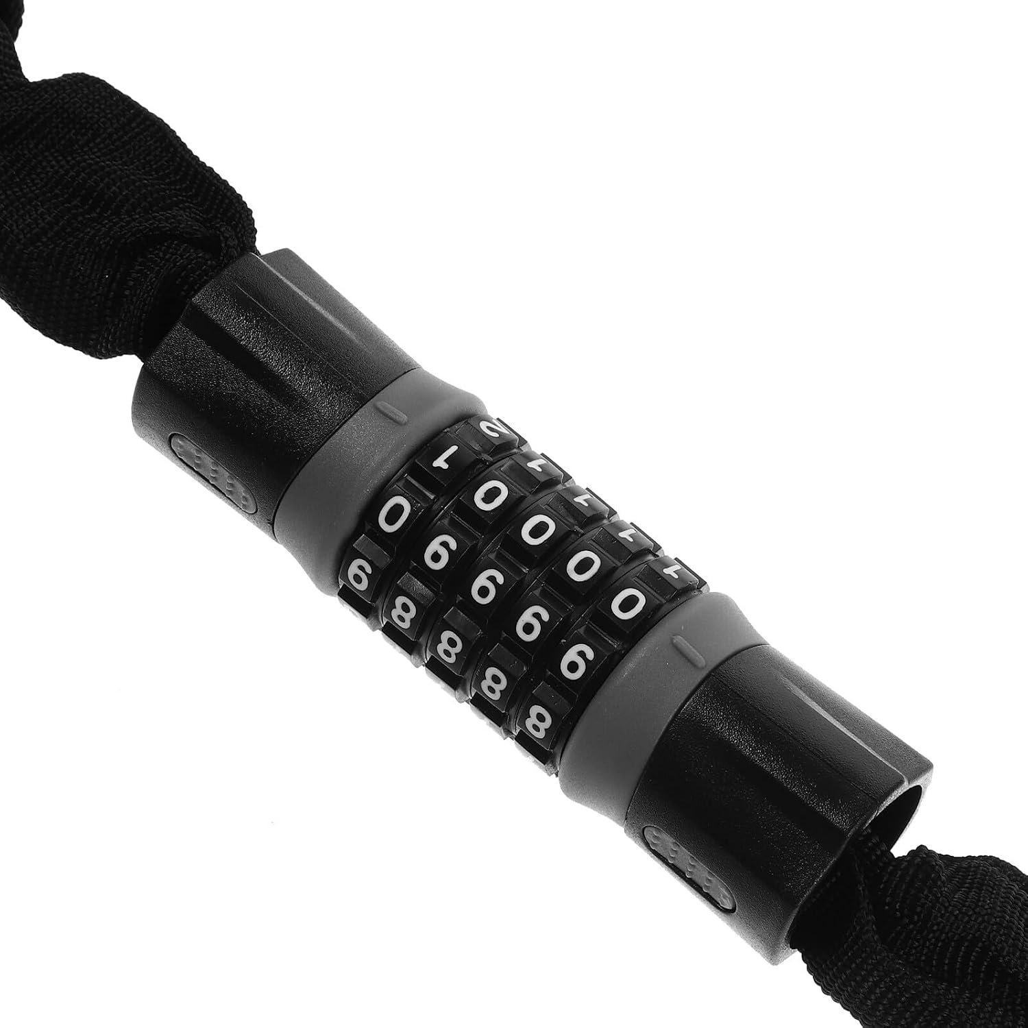 INOOMP Bicycle Chain Lock Heavy Duty Password Lock 1.5m Steel Anti-Theft Outdoor Bike and Electric Scooter for Mountain Bikes