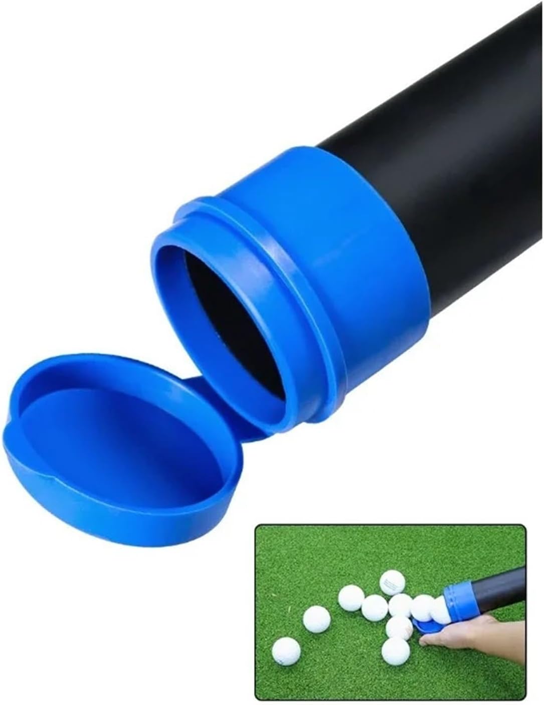 Detachable Golf Ball Retriever with Aluminum Tube - Golf Ball Picker Upper and Collector