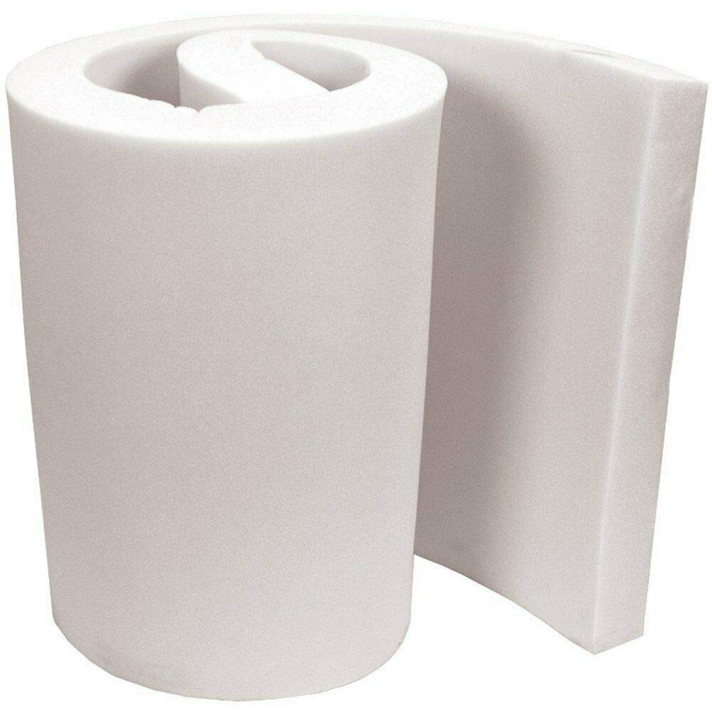 TOP STYLE COLLECTION High Density Foam Sheet Cushions (Sofa Chair Bench Seat Pads Seat Replacements Ottomans Footstool Wheelchair) Cut to Any Size for Multi-Purpose Fire Retardant (80"x20"x3")