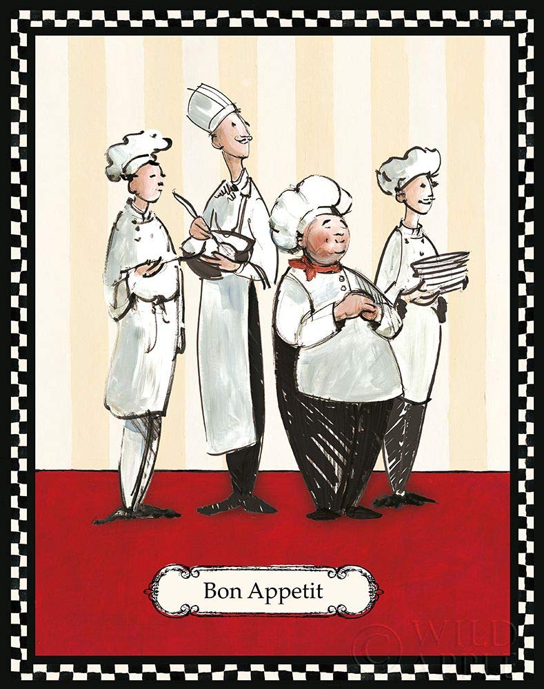 Posterazzi PDX8588SMALL Bon Appetit Avery Tillmon plakat nadruk, 18 x 24, wielokolorowy