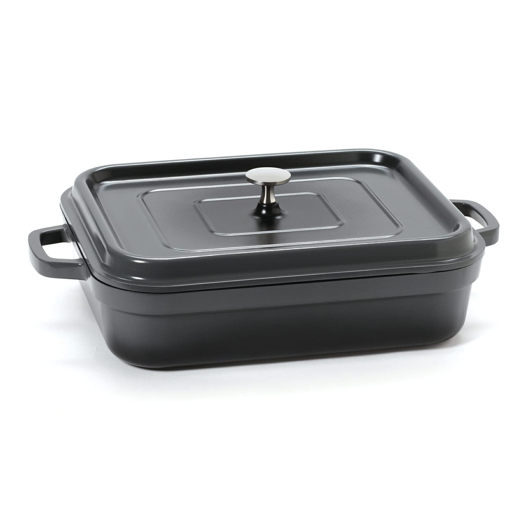 GET 5 Quart / Rectangular / Gray Roasting Pans