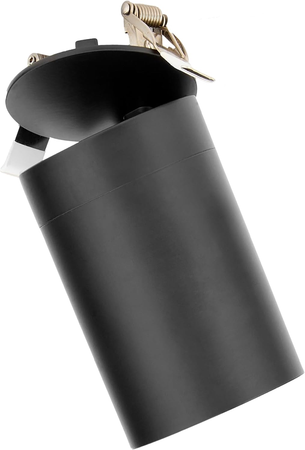 Maxxima 3 in. LED Cylinder Downlight, Recessed Ceiling Spot Light, 900 Lumens, 5 CCT Selectable 2700K/3000K/3500K/4000K/5000K, Dimmable, Black, 90 CRI, IC Rated, Canless, J-Box Included