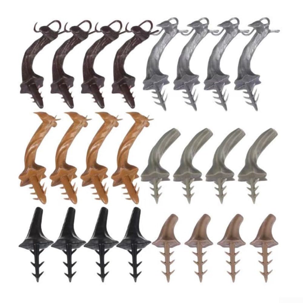 Oniissy 48 Pieces Artificial Pumpkin Stems 48 Pieces Natural Looking Plastic Plant Stalks For DIY Autumn Craft Home Party Display Fall Harvest Decoration, Crafted From Sturdy Materials(A)