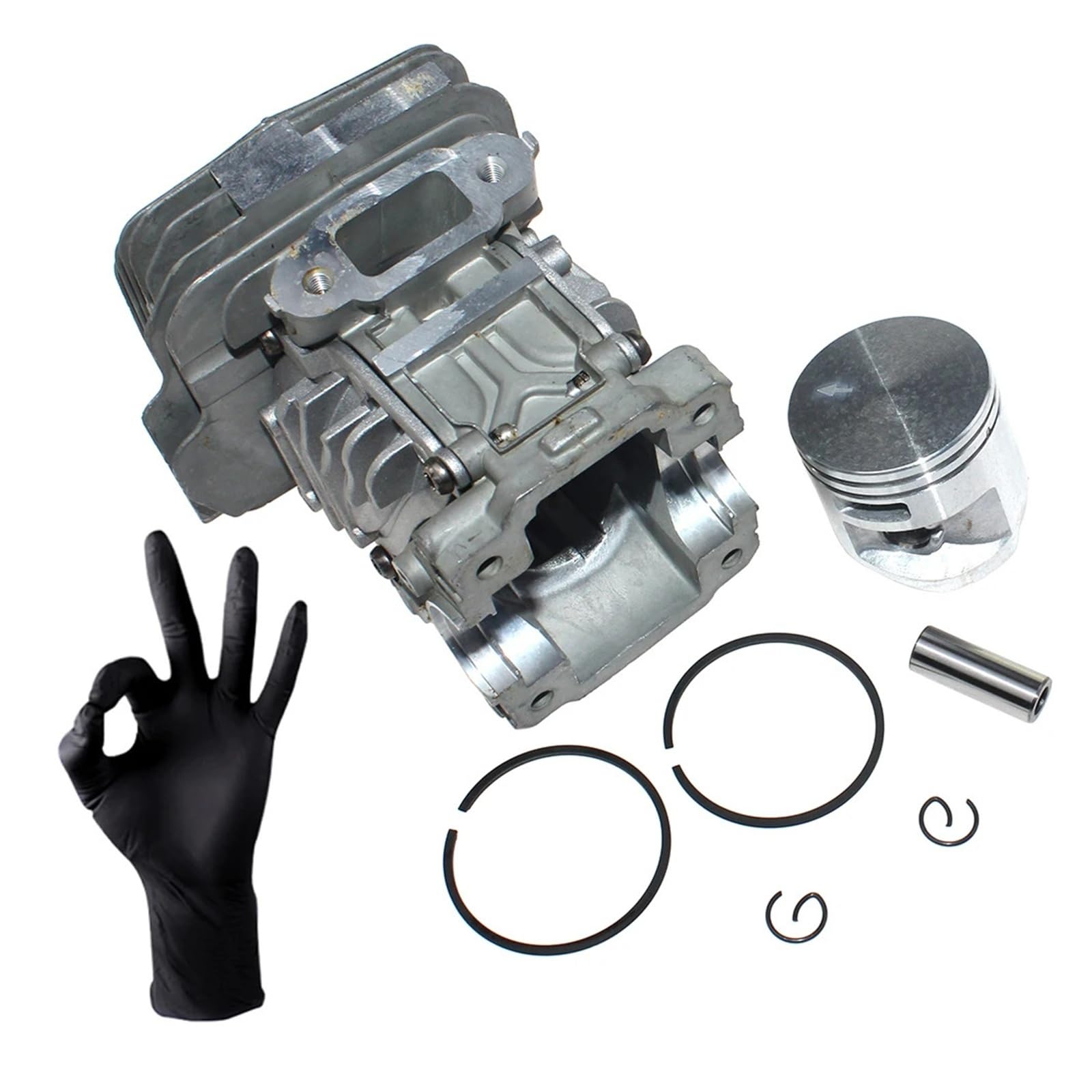 Zestaw tłoka cylindra 42,5 mm Pasuje do piły łańcuchowej Sthil MS231 MS231C PN 1143 020 1203