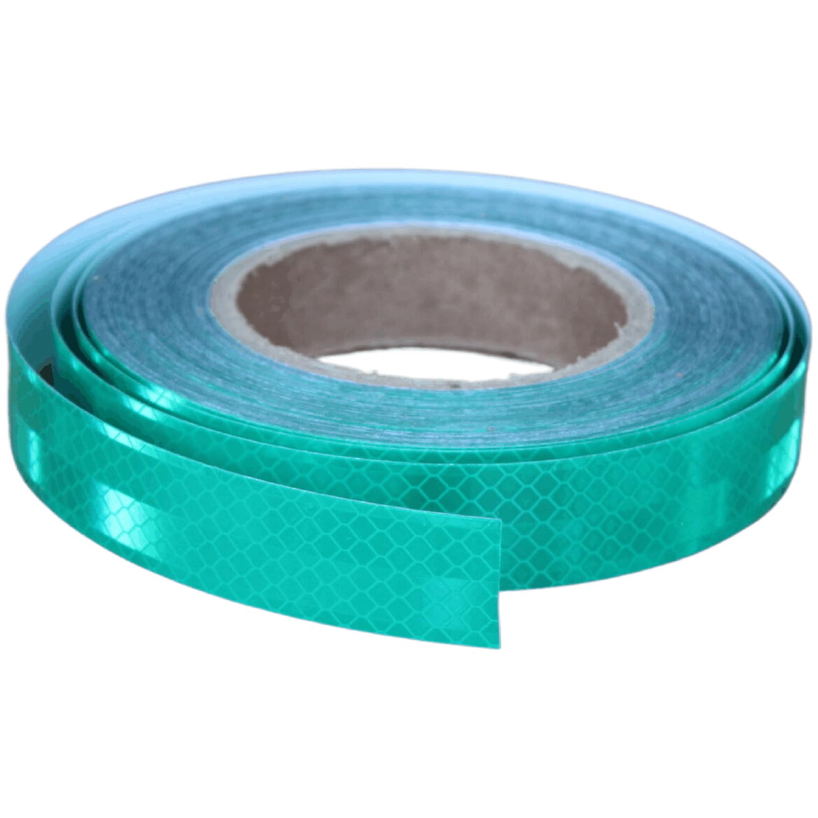 tuyrchu Green Reflective Tape 1 inch X 66 feet, Outdoor Waterproof Safety Hazard Caution Warning Adhesive Strips Tape